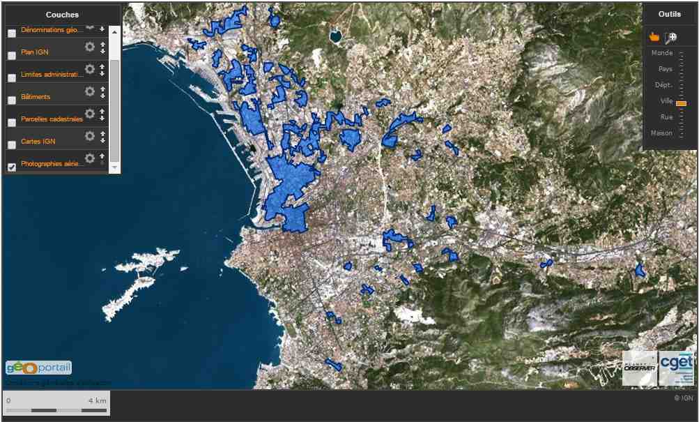 carte, quartier, prioritaire, contrat